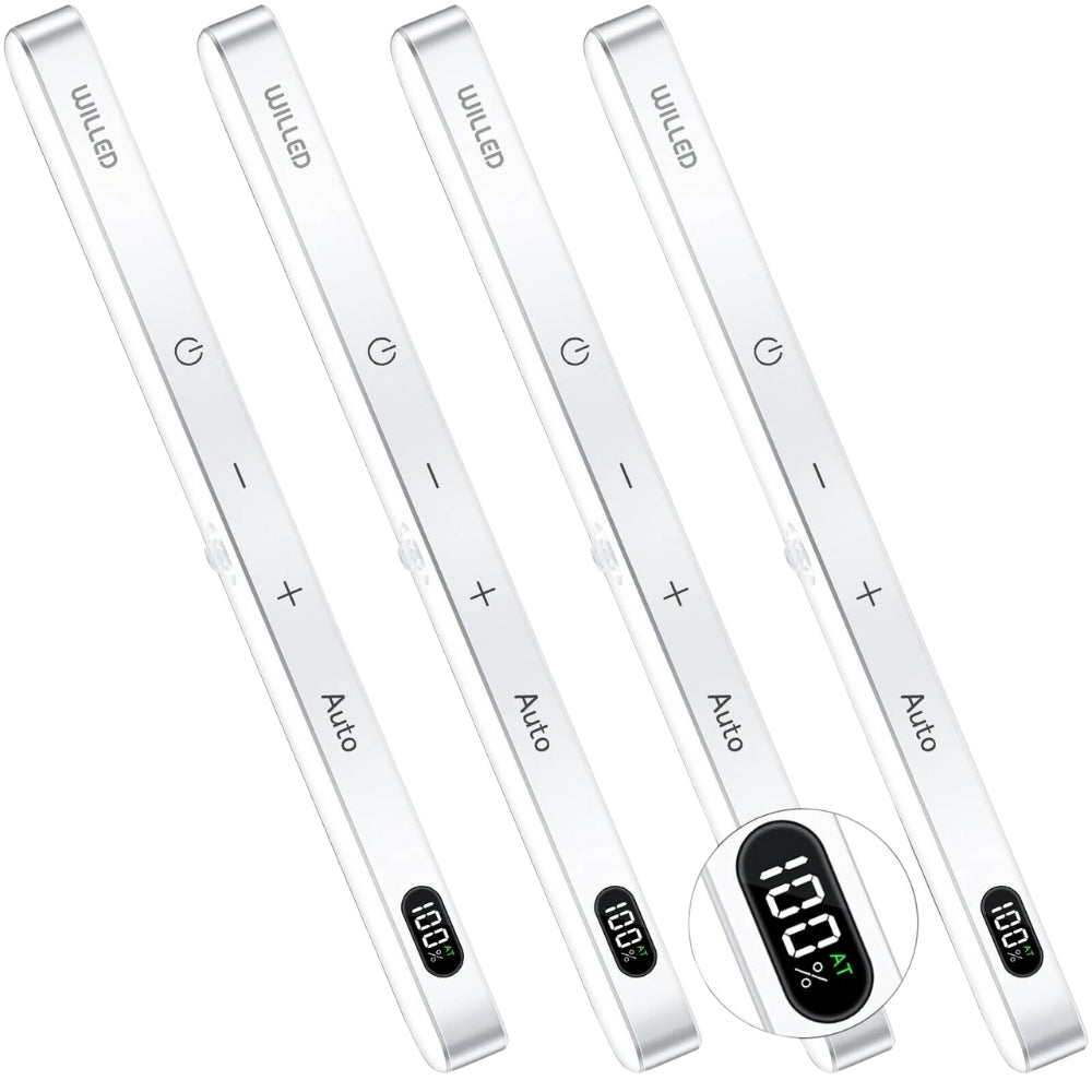 Motion Sensor Cabinet Light LED Touch Light Wireless Rechargeable Battery Night Light_6