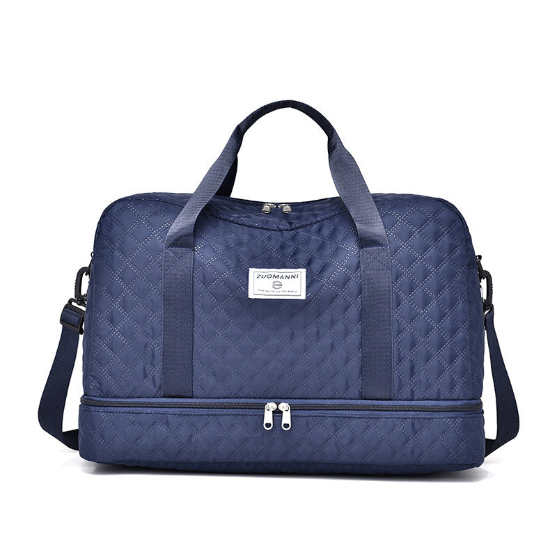Praktisk weekendbag med bottenfack
