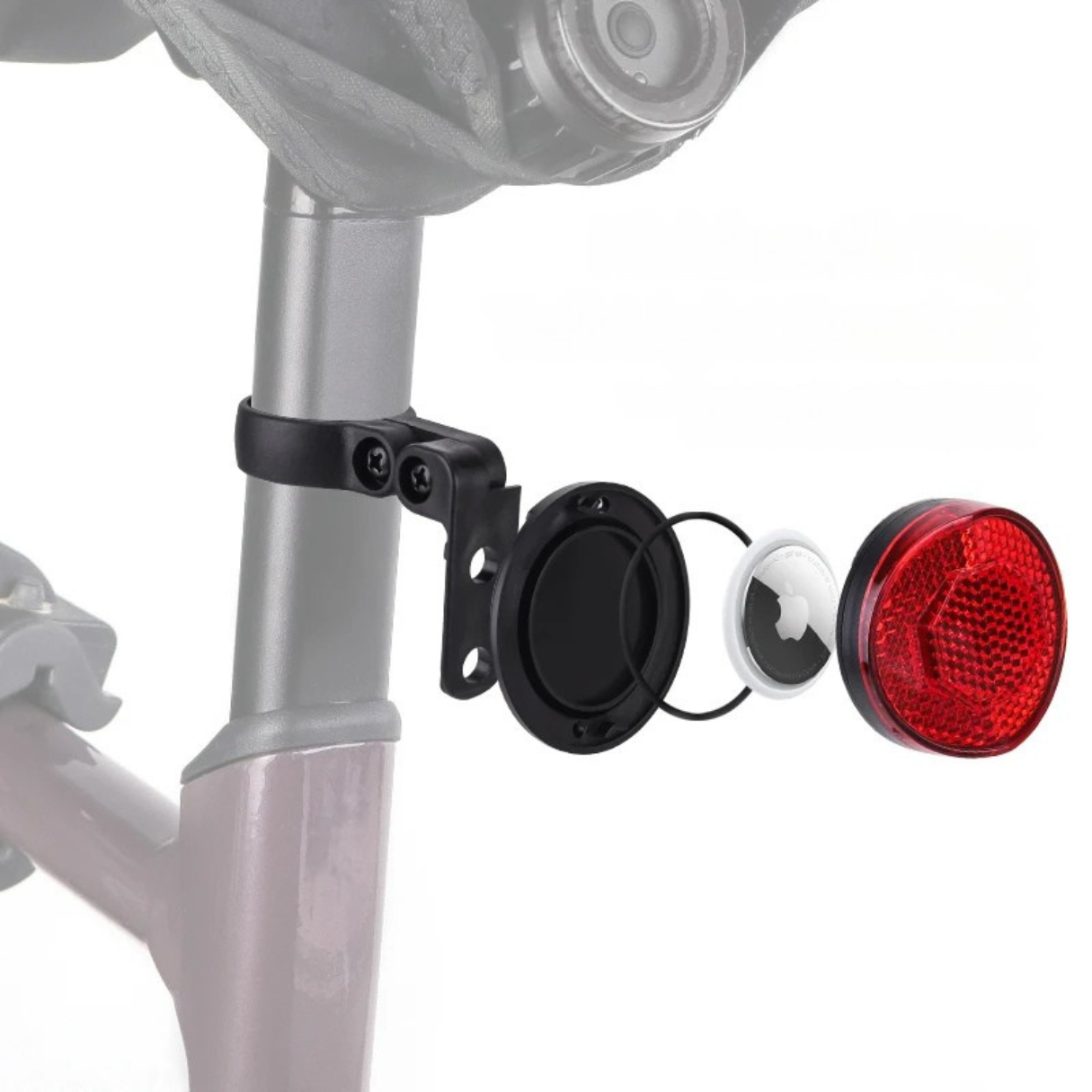 Cykelreflex med plats för AirTag