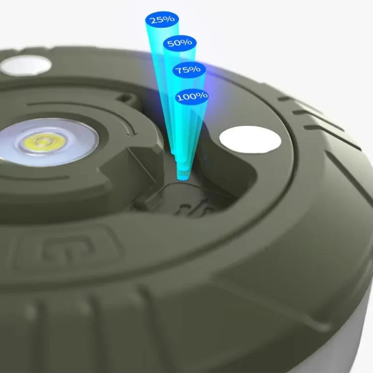 Multifunktionell campinglampa