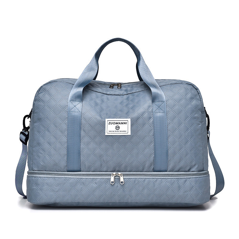 Praktisk weekendbag med bottenfack