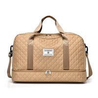 Praktisk weekendbag med bottenfack