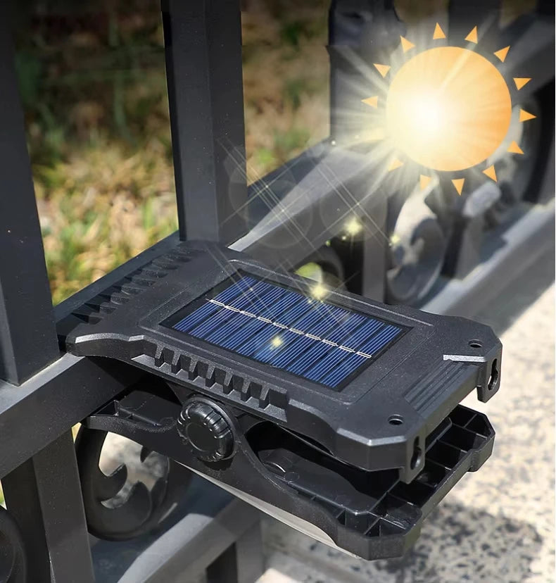 SolarClip™ – Smart solcells-lampa med rörelsesensor