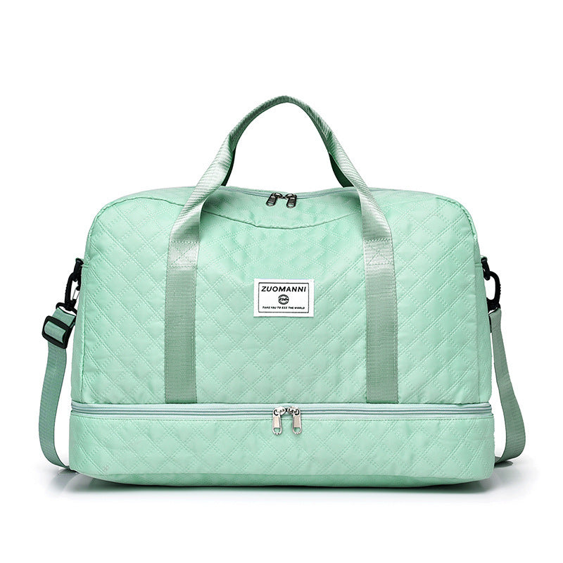 Praktisk weekendbag med bottenfack