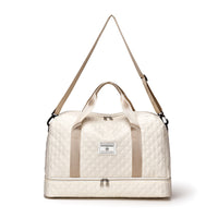 Praktisk weekendbag med bottenfack