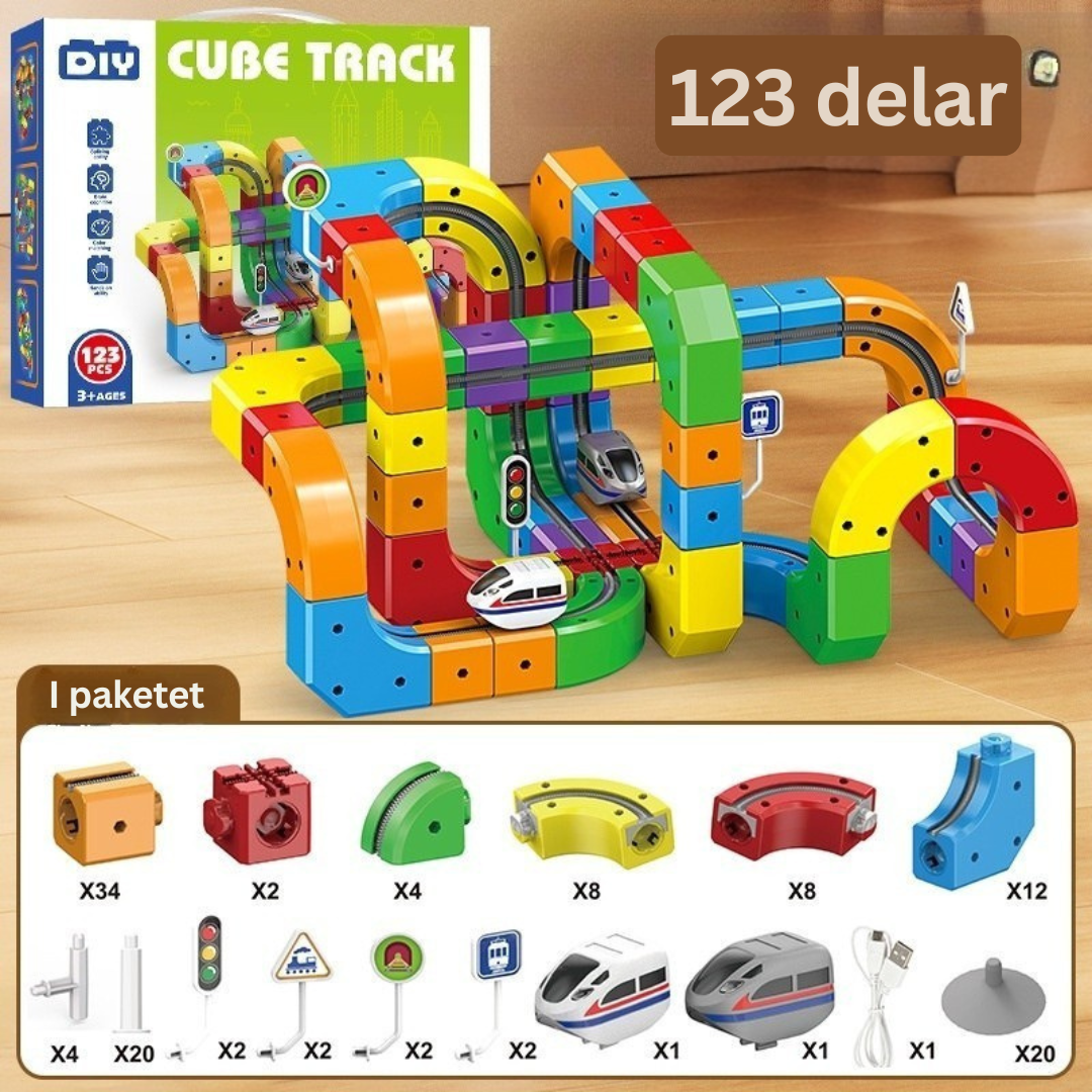 CubeTrack™ – Elektrisk Tågbana