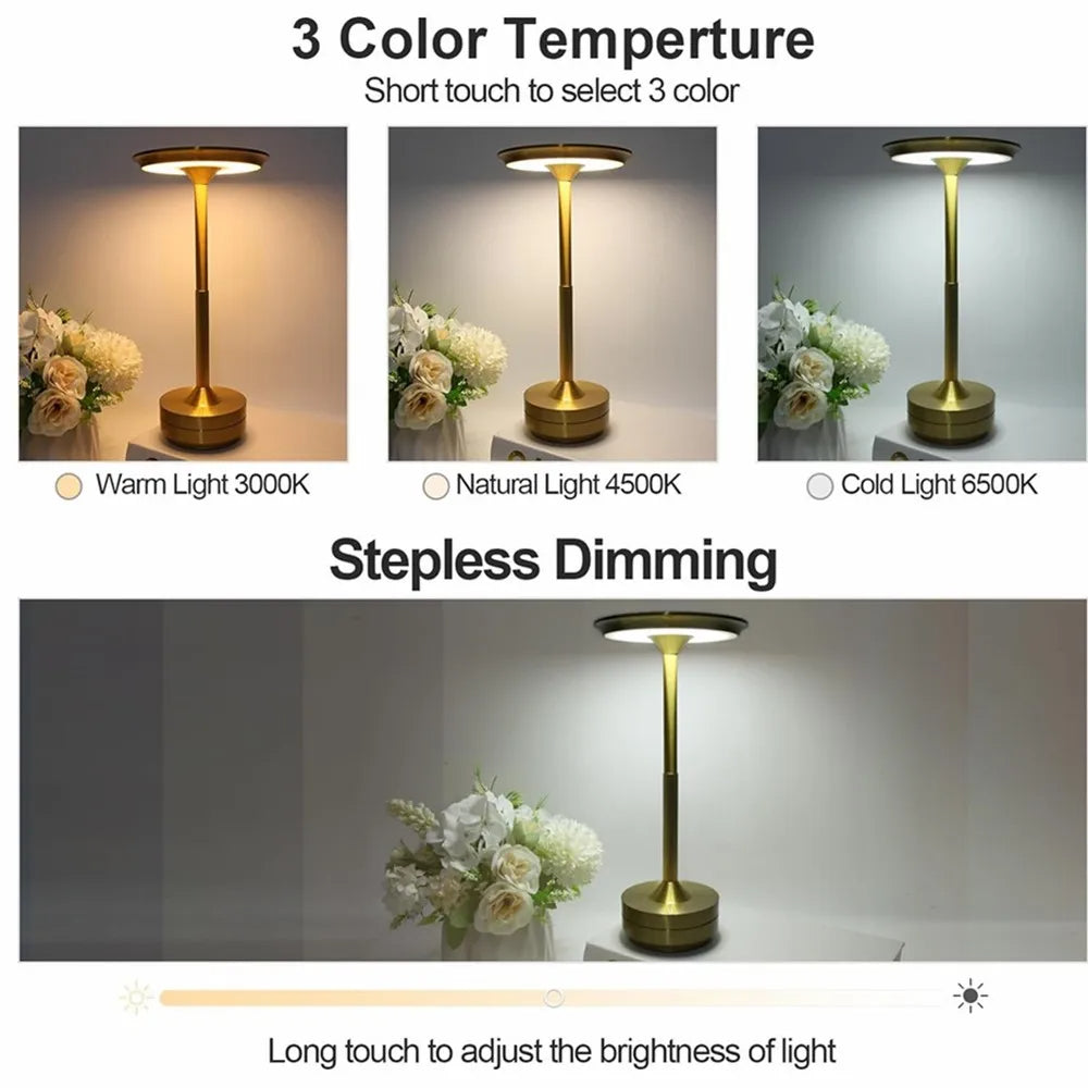 Aurora Trådlös Touchlampa