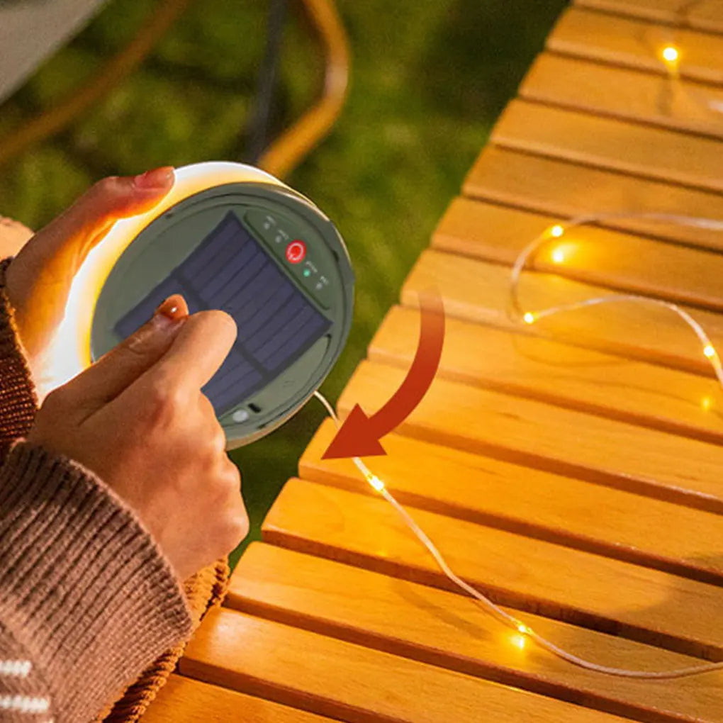 Multifunktionell Campinglampa