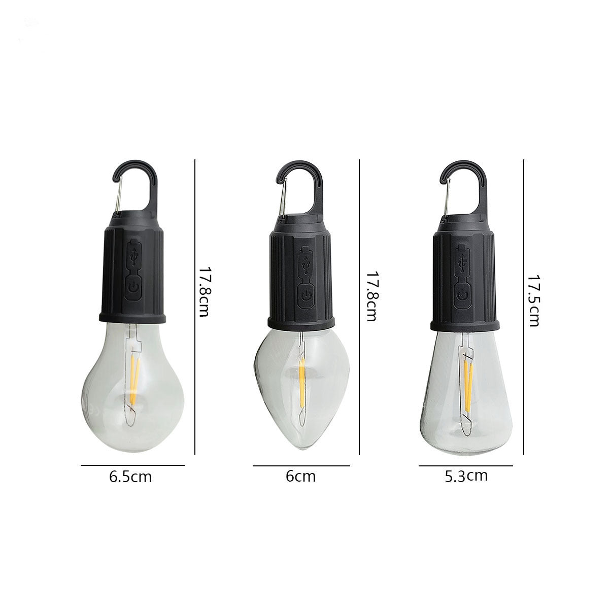 Laddningsbar campinglampa