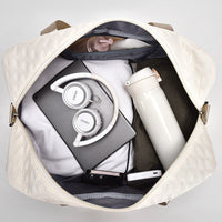 Praktisk weekendbag med bottenfack