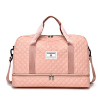 Praktisk weekendbag med bottenfack