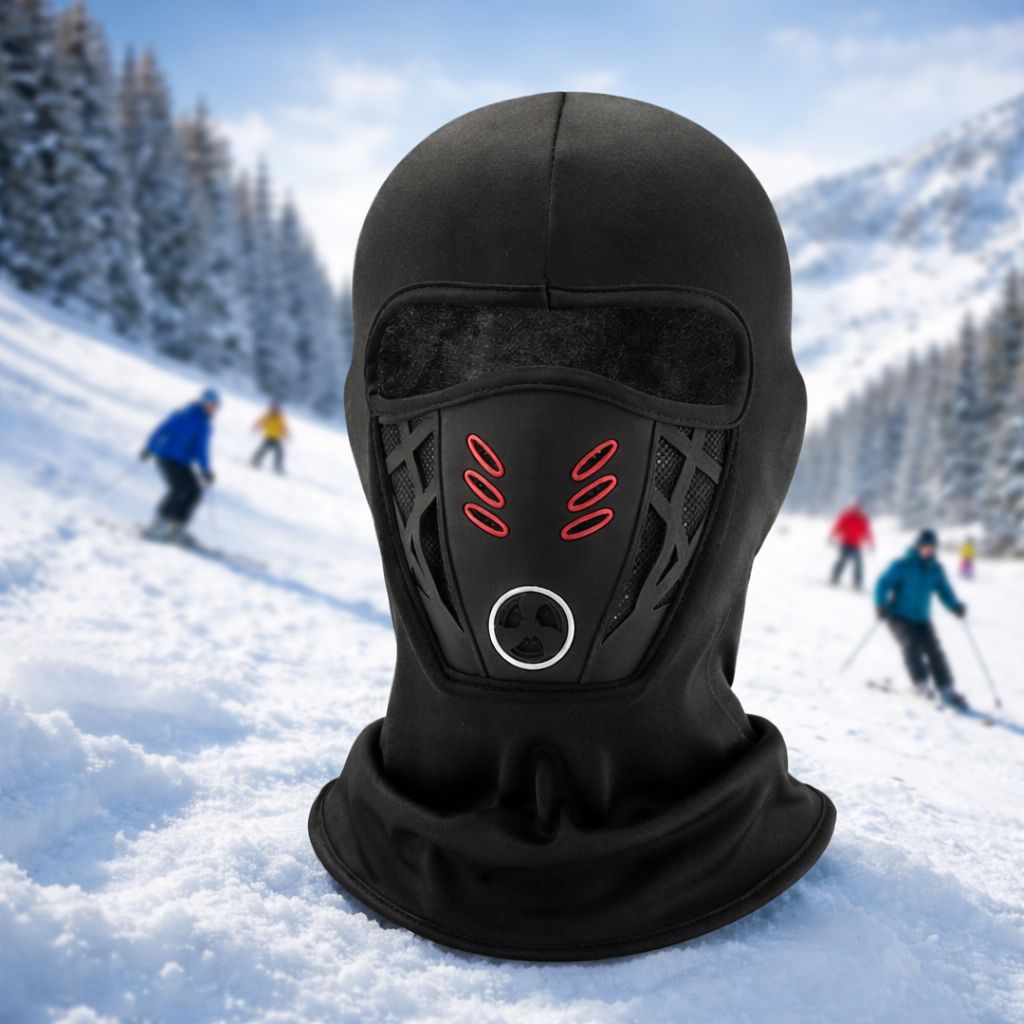 Vinterbalaklava med andningsventil