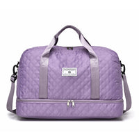 Praktisk weekendbag med bottenfack